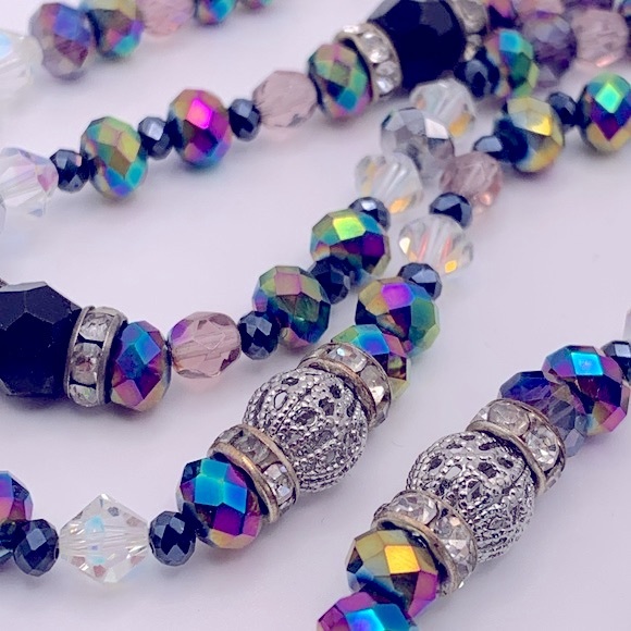 💝Vintage JABLONEX Czech Crystal Necklace - Picture 2 of 4